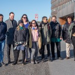 End of the meeting: The project group in front of the museum